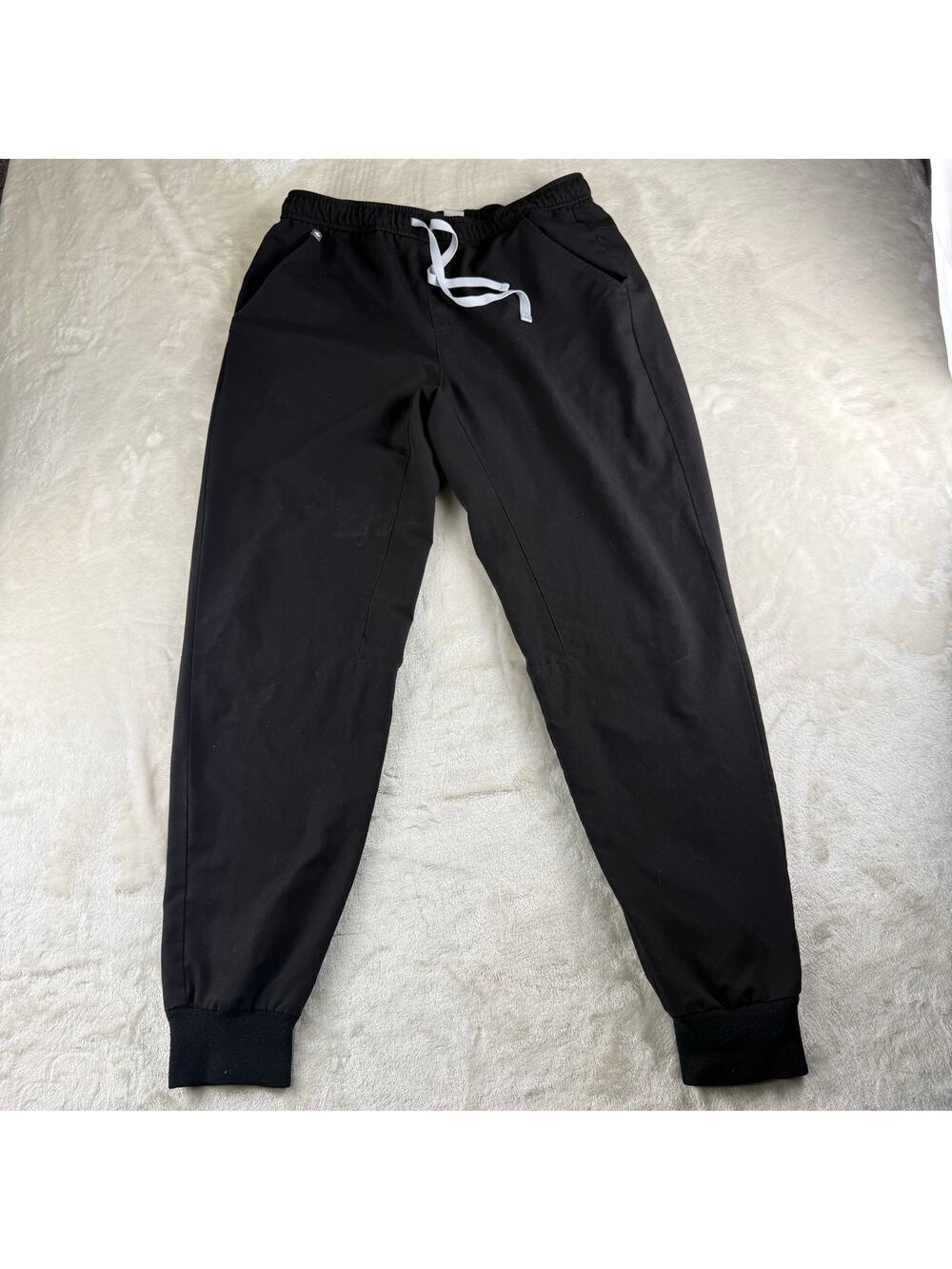Figs Technical Collection Jogger Scrub Bottoms Men's Size Large Black